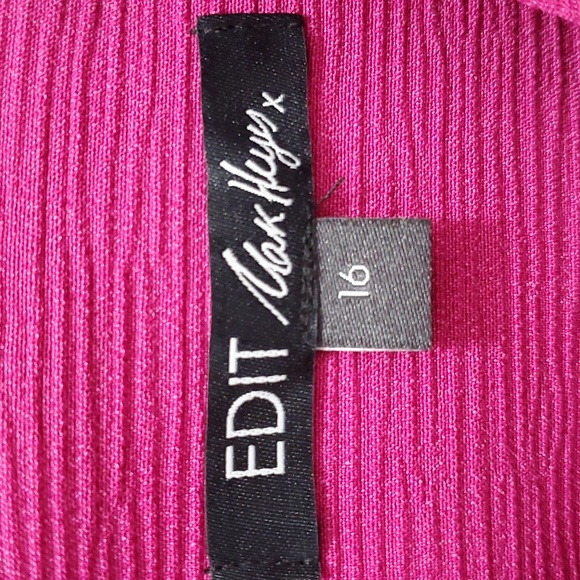 Fuchsia coat with zipper pockets - Picture 4 of 7